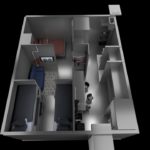 DEFCON 4 middle Underground Bunker floor plan