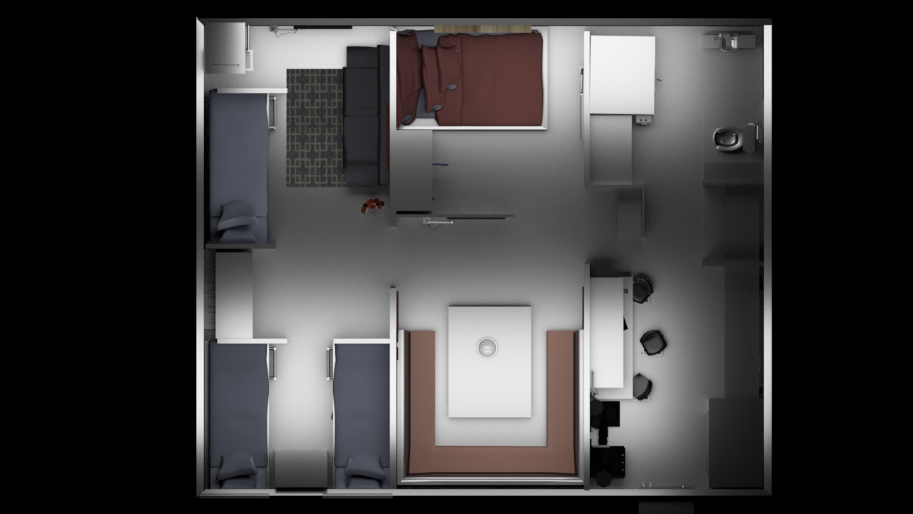 DEFCON 3 Underground Bunker floor plan