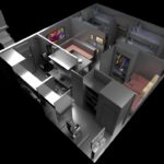 DEFCON 3 End Underground Bunker floor plan