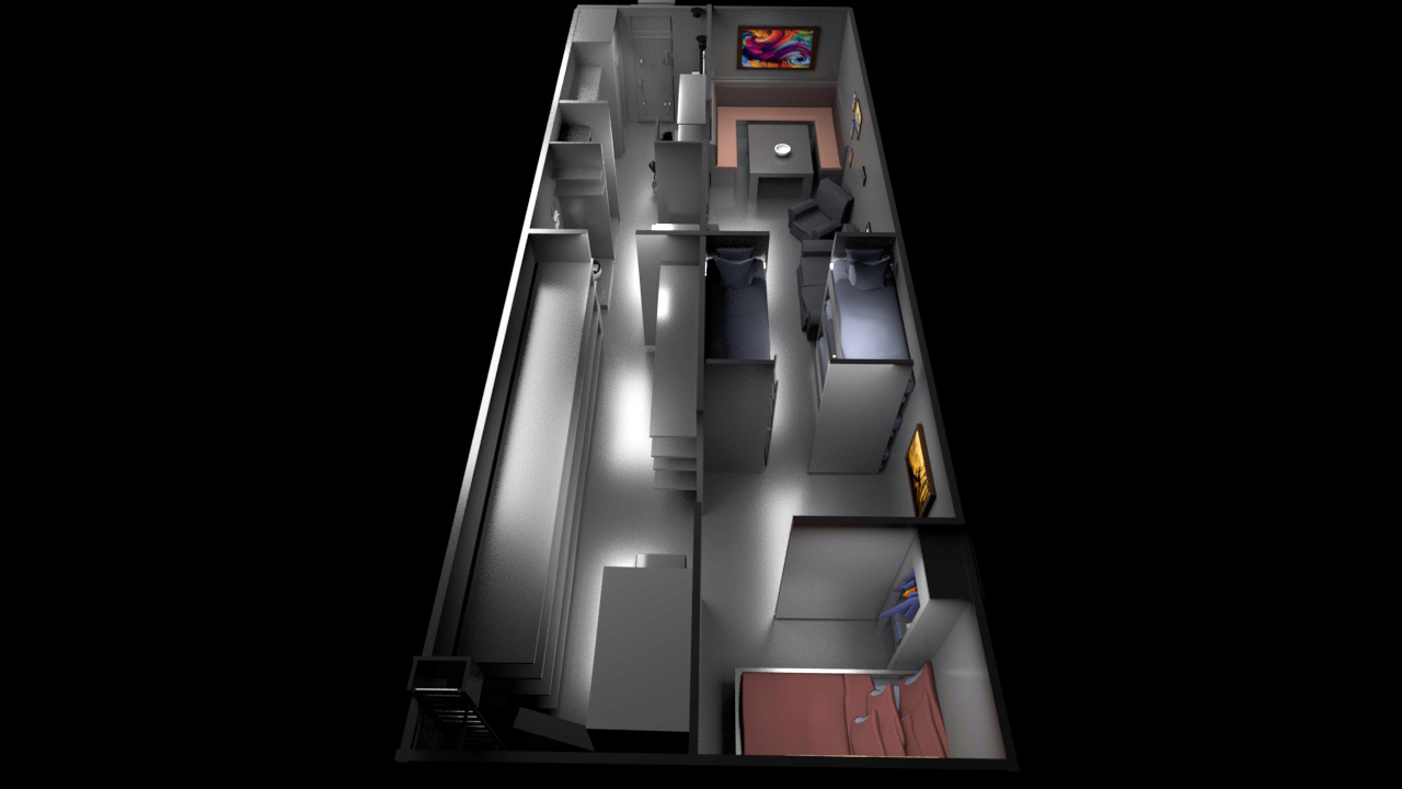 DEFCON 1 Middle Underground Bunker floor plan