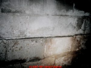 Concrete Block Bunker Failing 