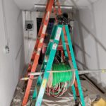 Underground Bunker Electrical Wire Pulling.